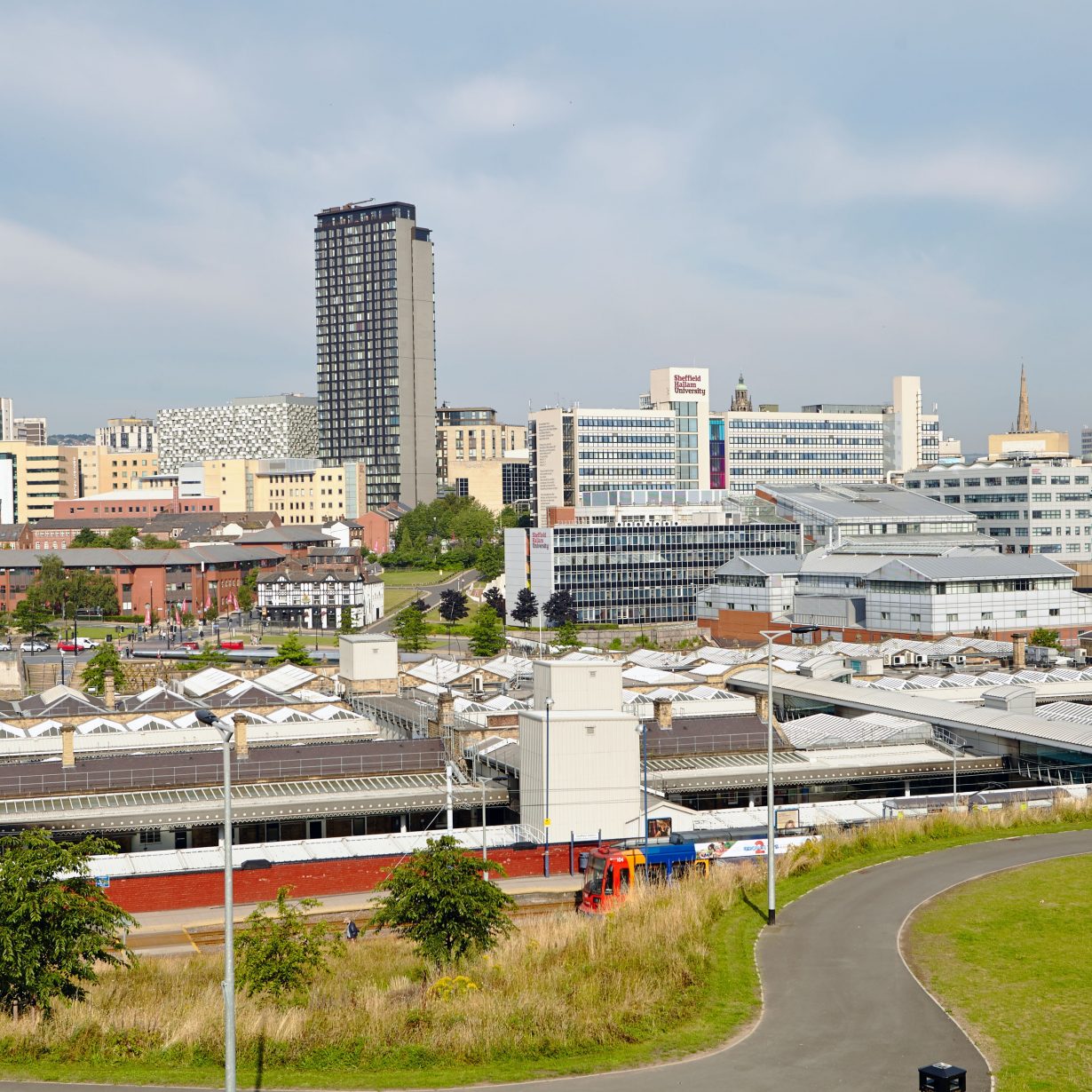 A picture overlooking Sheffield