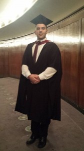 Ian Clark graduating