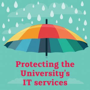 Protecting the University's IT services]