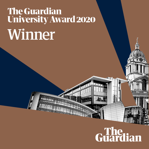 The Guardian University Award 2020 Winner