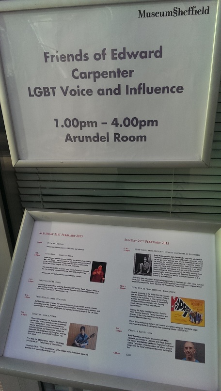 Entrance to LGBT history month