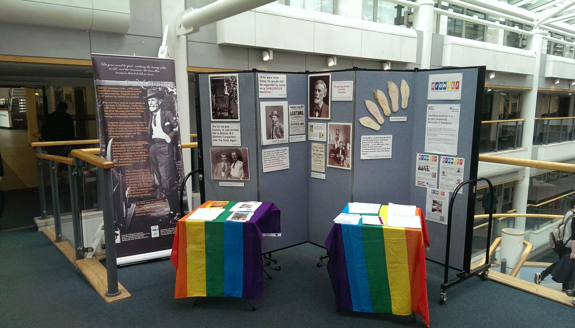 Celebrating LGBT History Month: SIGNAL and Sheffield Hallam University support the Friends of Edward Carpenter