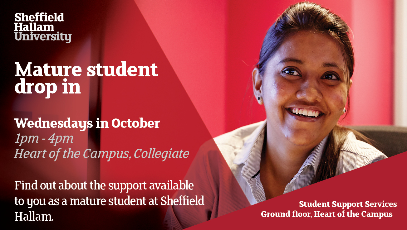 Mature student drop in, every Wednesday in October