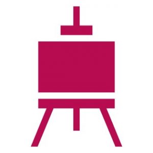 Image of an easel